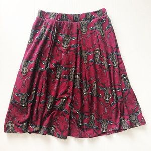 Unicorn Alert - LuLaRoe Madison Skirt XS Deer